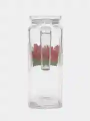 Кораллово-розовый кувшин Kosem/Кошем 1 л деколь стекло