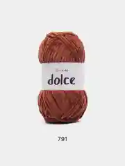 Тёмно-коричневый пряжа плюшевая YarnArt Dolce (ЯрнАрт Дольче)