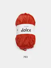 Коралловый пряжа плюшевая YarnArt Dolce (ЯрнАрт Дольче)