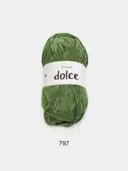 Лесной зеленый пряжа плюшевая YarnArt Dolce (ЯрнАрт Дольче)