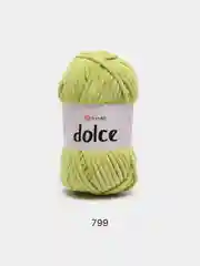 Оливковый пряжа плюшевая YarnArt Dolce (ЯрнАрт Дольче)