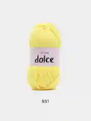 Светло-жёлтый пряжа плюшевая YarnArt Dolce (ЯрнАрт Дольче)