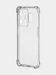 Прозрачный противоударный чехол для Realme GT Neo 5 / GT3 силиконовый BROSCORP с усиленными углами