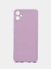 Сиреневый чехол для Samsung Galaxy A05 (Самсунг Галакси А05) прозрачный