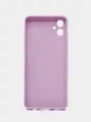 Сиреневый чехол для Samsung Galaxy A05 (Самсунг Галакси А05) прозрачный