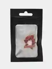 Красный металлический значок, брошь, пин, pin "Кот", кокарда СССР на рюкзак, одежду