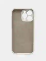 Белый чехол Silicone Case для iPhone 15, 15 Pro, 15 Pro Max, 15 Plus