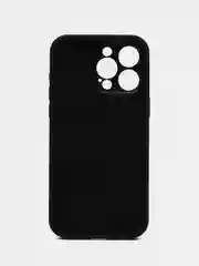 Черный чехол Silicone Case для iPhone 15, 15 Pro, 15 Pro Max, 15 Plus