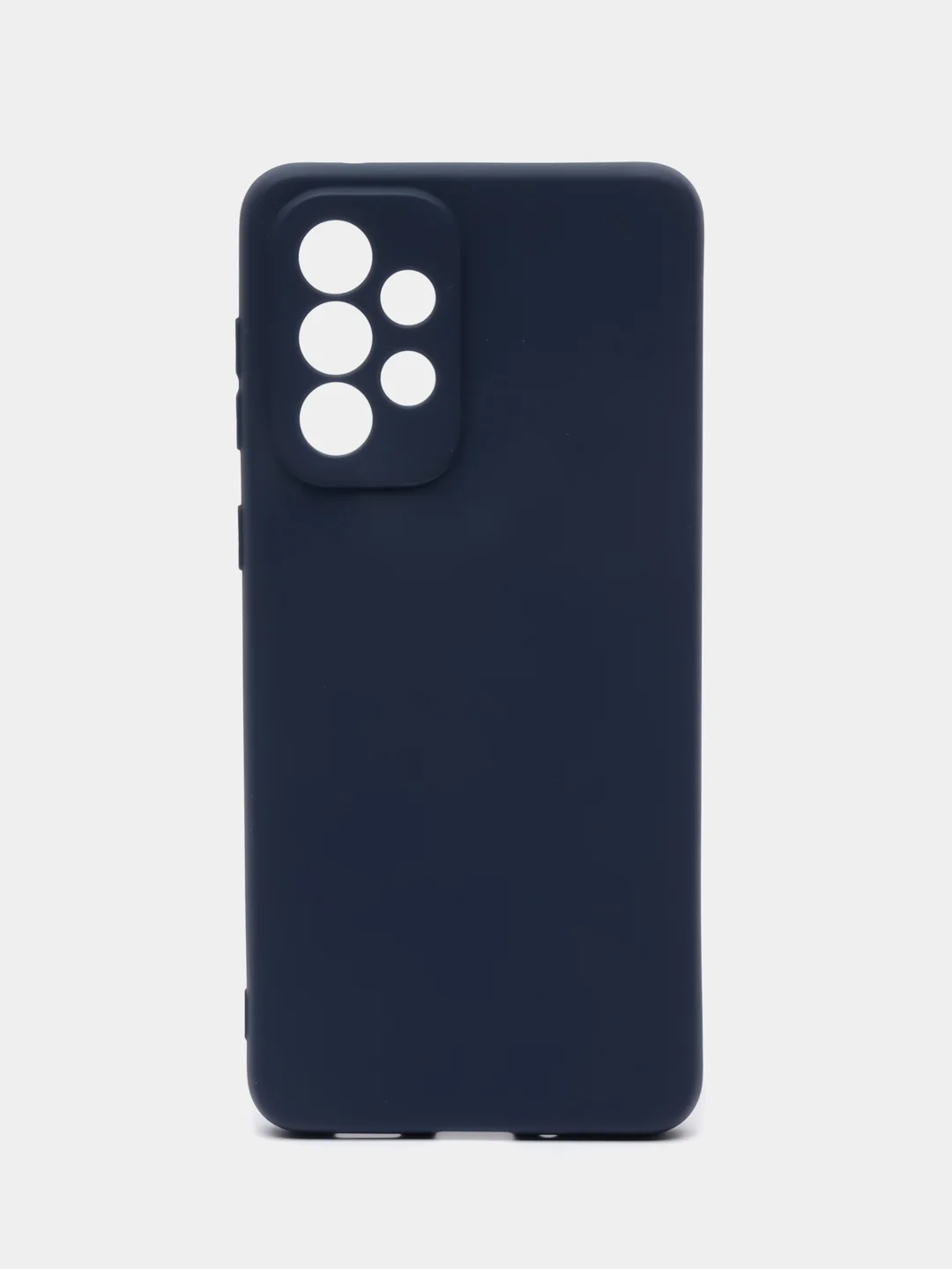 Синий чехол Samsung Galaxy A33 5G / Самсунг Галакси А33 5Г, силиконовый, цветной, матовый