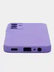 Аметистовый чехол Silicone Cover для Samsung Galaxy A15 (Самсунг Галакси А15), силиконовый
