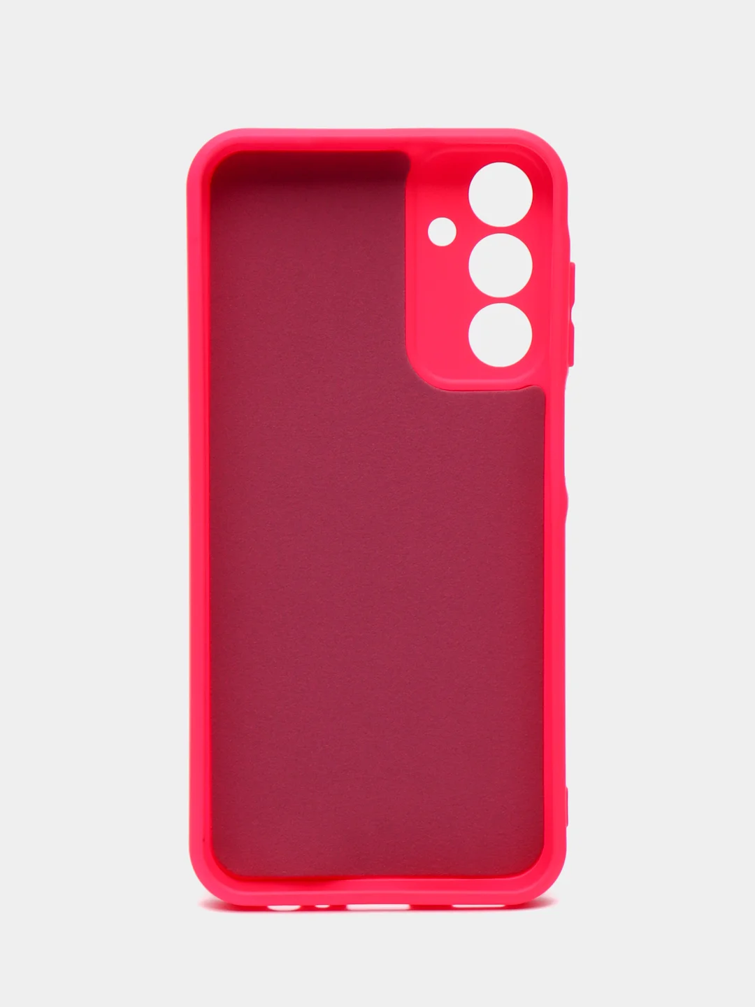 Фуксия чехол Silicone Cover для Samsung Galaxy A15 (Самсунг Галакси А15), силиконовый