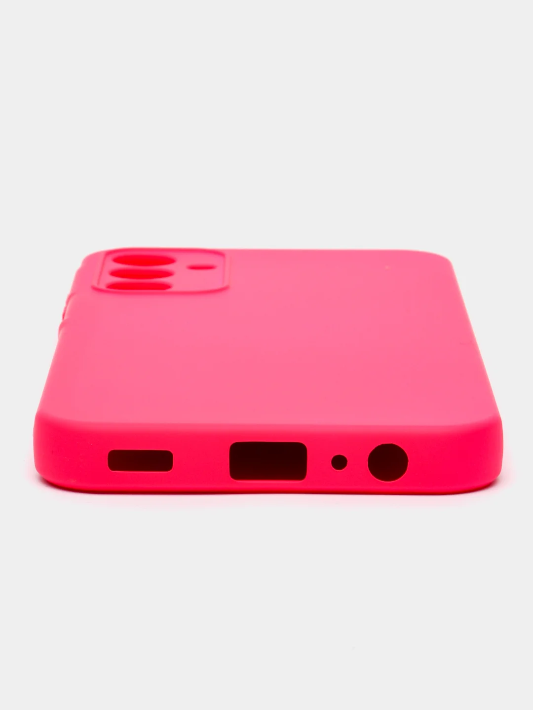 Фуксия чехол Silicone Cover для Samsung Galaxy A15 (Самсунг Галакси А15), силиконовый