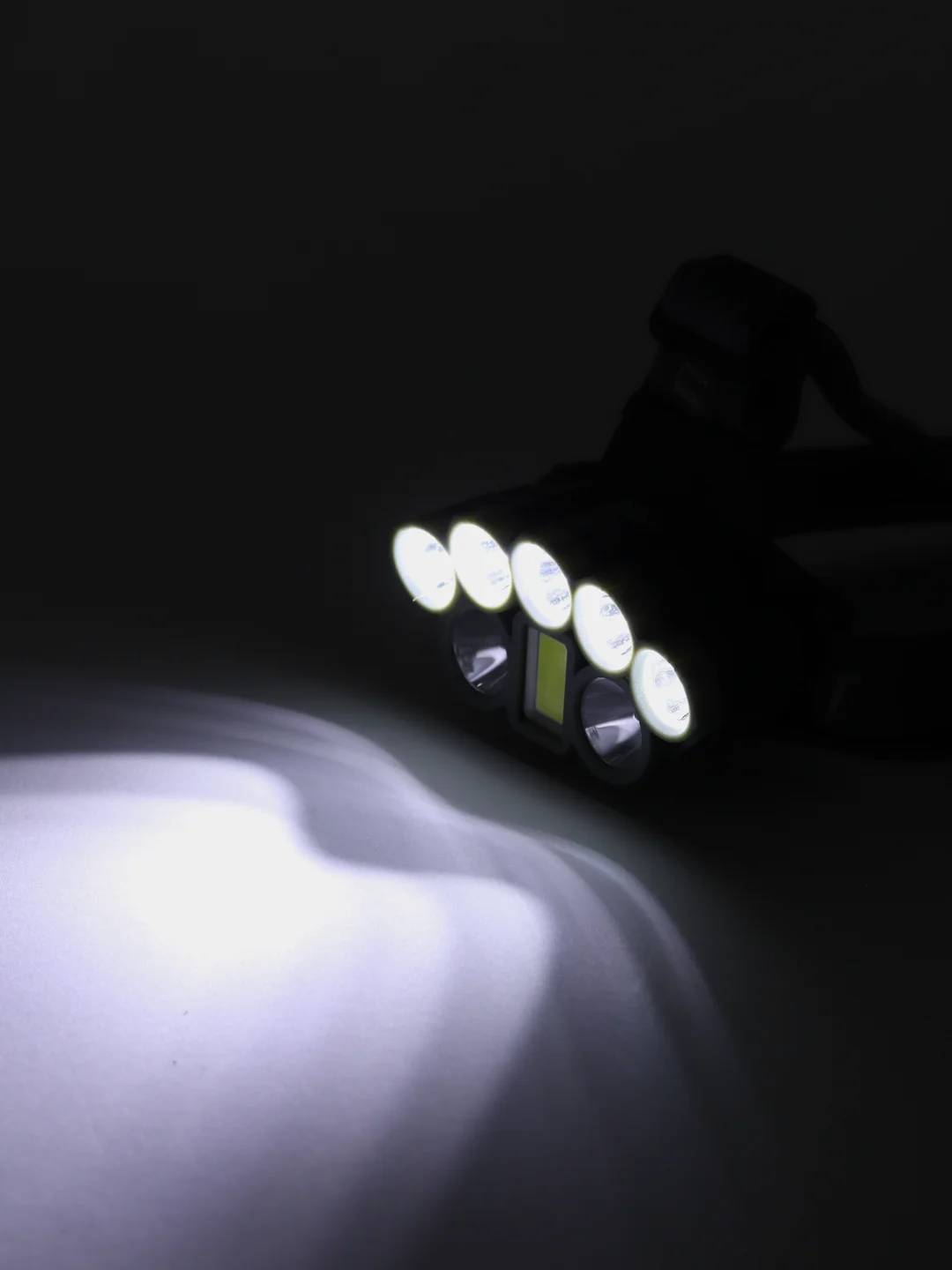 Фонарь налобный диодный, супер яркий 8 LED