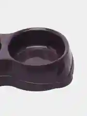 Шоколадный миска для кошек и собак, двойная, 2*250 мл