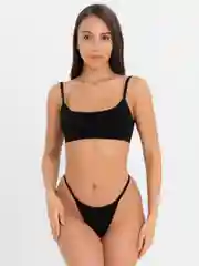 Комплект хлопковый базовый набор топ и трусы