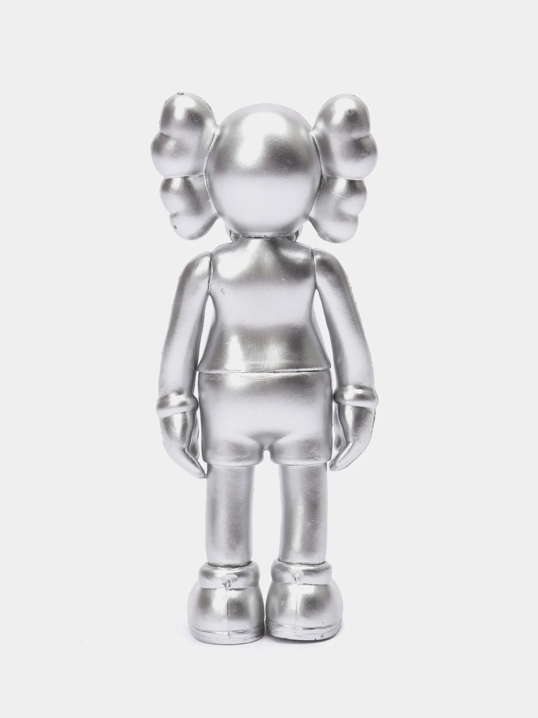 Серебряный фигурка KAWS Companion Bearbrick, для интерьера, 10 см
