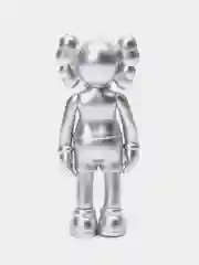 Серебряный фигурка KAWS Companion Bearbrick, для интерьера, 10 см