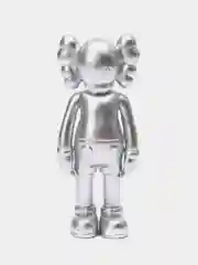Серебряный фигурка KAWS Companion Bearbrick, для интерьера, 10 см