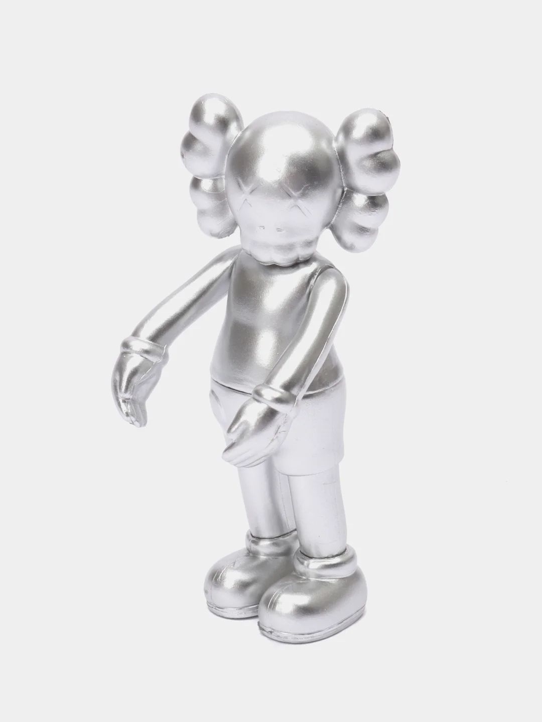 Серебряный фигурка KAWS Companion Bearbrick, для интерьера, 10 см