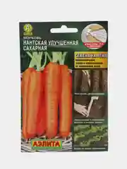 Семена Морковь "Нантская улучшенная", лента 8 м Аэлита