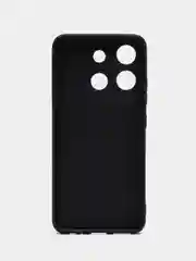 Тёмно-серый силиконовый чехол для Infinix SMART 7 HD, с принтом, с рисунком (Инфиникс Смарт 7 ХД)