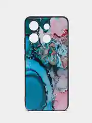 Фуксия силиконовый чехол для Infinix SMART 7 HD, с принтом, с рисунком (Инфиникс Смарт 7 ХД)