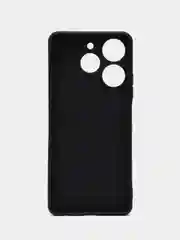 Тёмно-серый силиконовый чехол для Tecno Spark 10 Pro (Техно Спарк 10 Про), с принтом, с рисунком