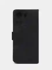 Черный чехол книжка для Redmi 13 C (Редми 13 С), с боковым магнитом
