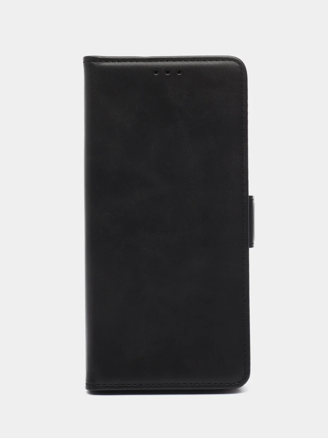 Черный чехол книжка для Redmi 13 C (Редми 13 С), с боковым магнитом