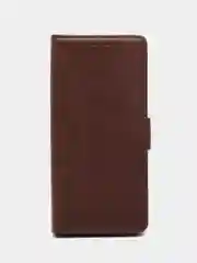 Коричневый чехол-книжка Tecno Spark GO 2024 (Техно Спарк Го 2024), с боковым магнитом