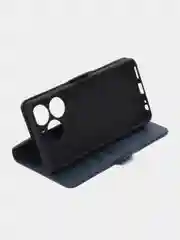 Синий чехол-книжка Tecno Spark GO 2024 (Техно Спарк Го 2024), с боковым магнитом