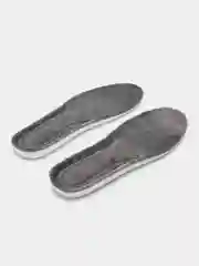 Серый стельки теплые для обуви, зимние