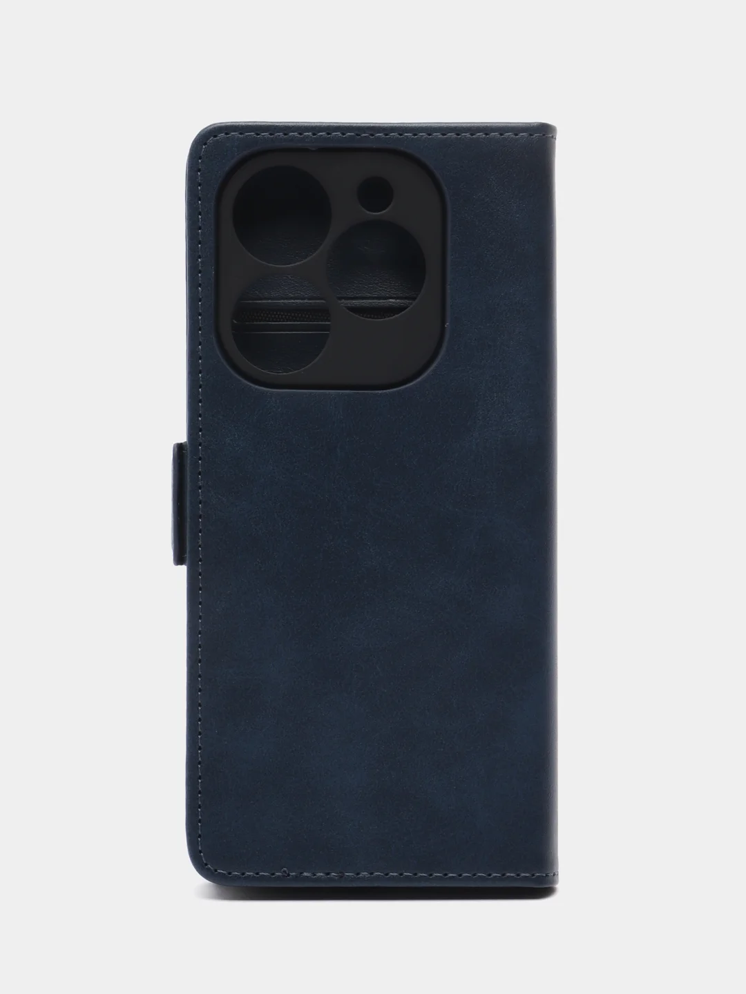 Синий чехол-книжка Tecno Spark GO 2024 (Техно Спарк Го 2024), с боковым магнитом