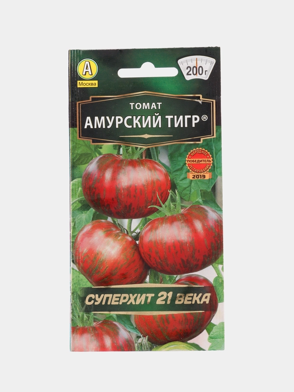 Семена Томат "Амурский тигр", 20 штук, высокоурожайный, среднеспелый (Аэлита)