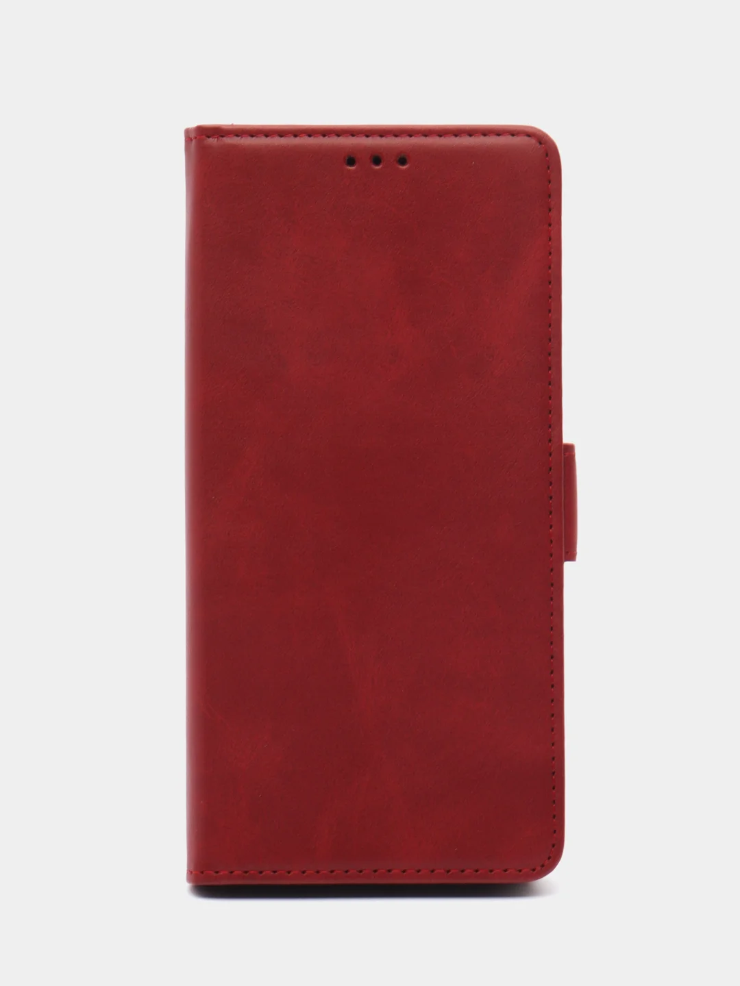 Коричневый чехол-книжка для Xiaomi Redmi 12 4G (Сяоми Редми 12 4Джи), с боковым магнитом