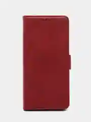 Коричневый чехол-книжка для Xiaomi Redmi 12 4G (Сяоми Редми 12 4Джи), с боковым магнитом