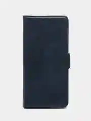Синий чехол-книжка для Xiaomi Redmi 12 4G (Сяоми Редми 12 4Джи), с боковым магнитом