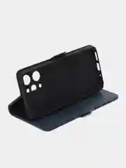 Синий чехол-книжка для Xiaomi Redmi 12 4G (Сяоми Редми 12 4Джи), с боковым магнитом