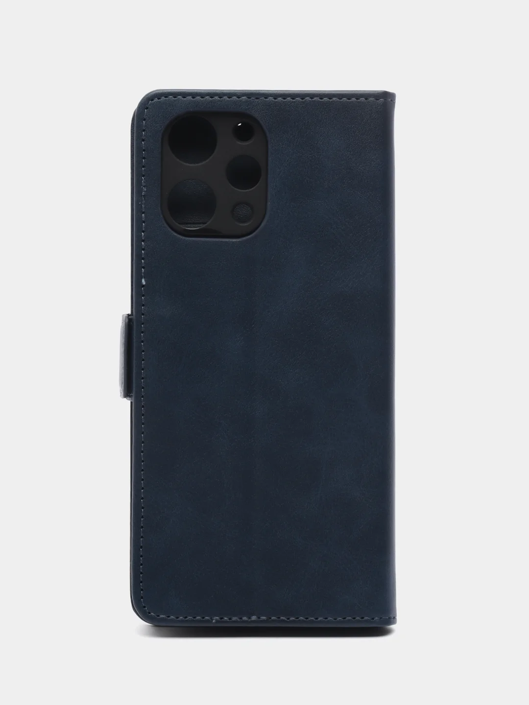 Синий чехол-книжка для Xiaomi Redmi 12 4G (Сяоми Редми 12 4Джи), с боковым магнитом