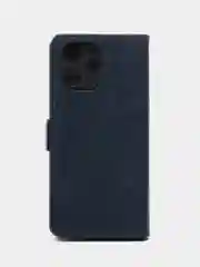 Синий чехол-книжка для Xiaomi Redmi 12 4G (Сяоми Редми 12 4Джи), с боковым магнитом
