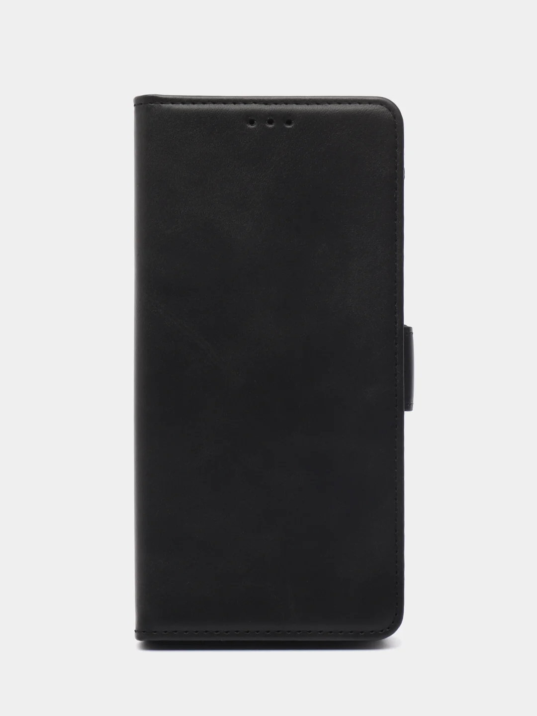 Черный чехол-книжка для Xiaomi Redmi 12 4G (Сяоми Редми 12 4Джи), с боковым магнитом