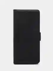 Черный чехол-книжка для Xiaomi Redmi 12 4G (Сяоми Редми 12 4Джи), с боковым магнитом