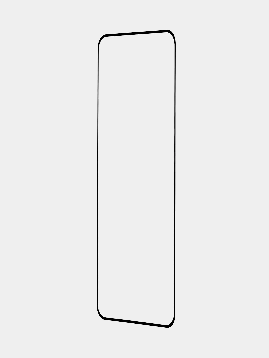 Прозрачный стекло для Xiaomi 12 Lite защитное BROSCORP с черной рамкой олеофобным покрытием антишпион