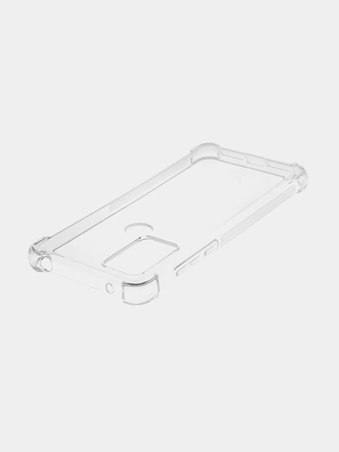 Прозрачный противоударный чехол для TCL 30E / 30 SE / 305 силиконовый BROSCORP с усиленными углами