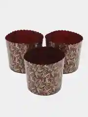 Форма для кулича, бумажная, 3 шт, 9 х 9 см