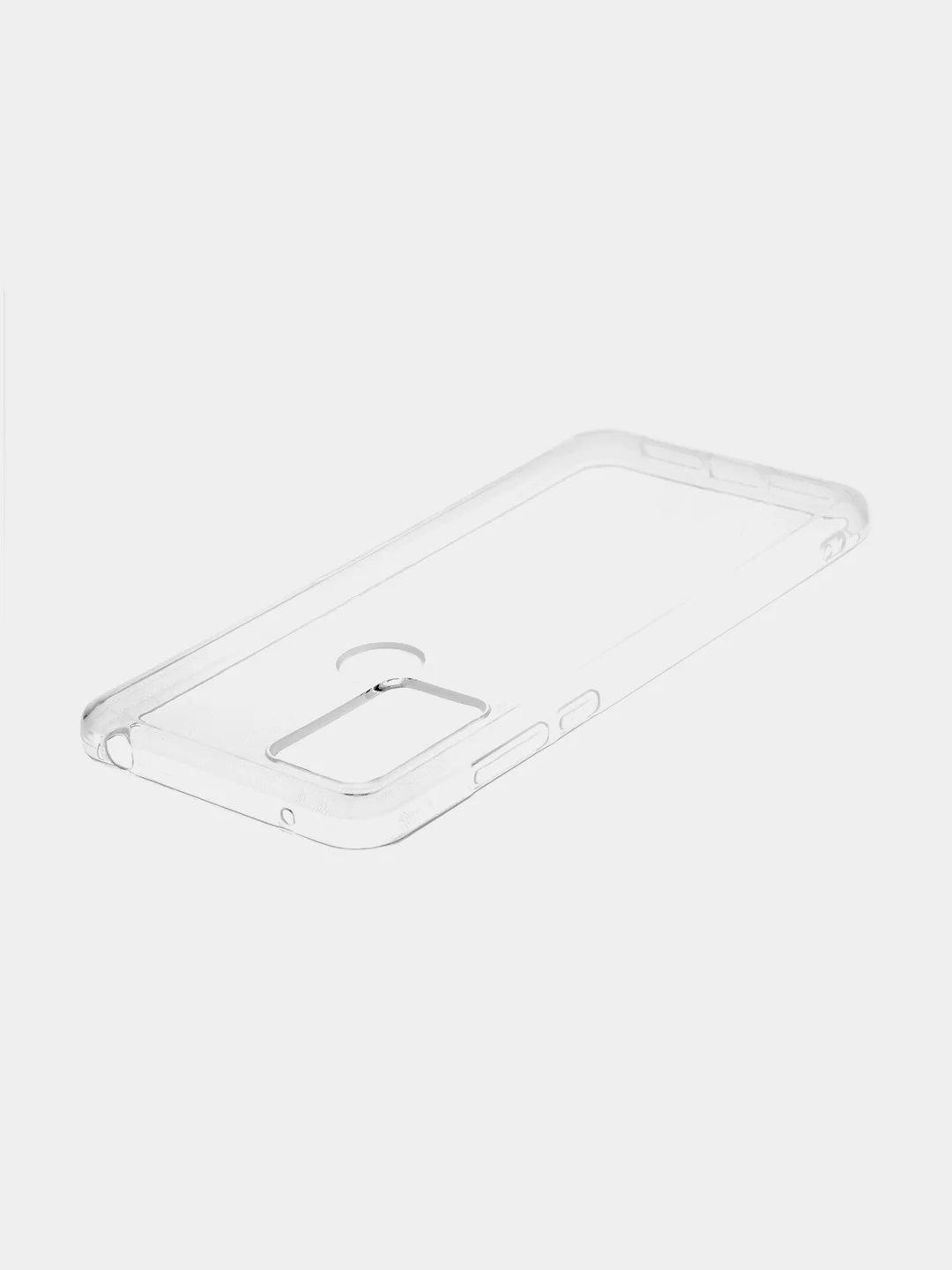 Прозрачный чехол для TCL 30E/TCL 30 SE/TCL 305, 30/30 5G/30+ силиконовый BROSCORP с защитой камер