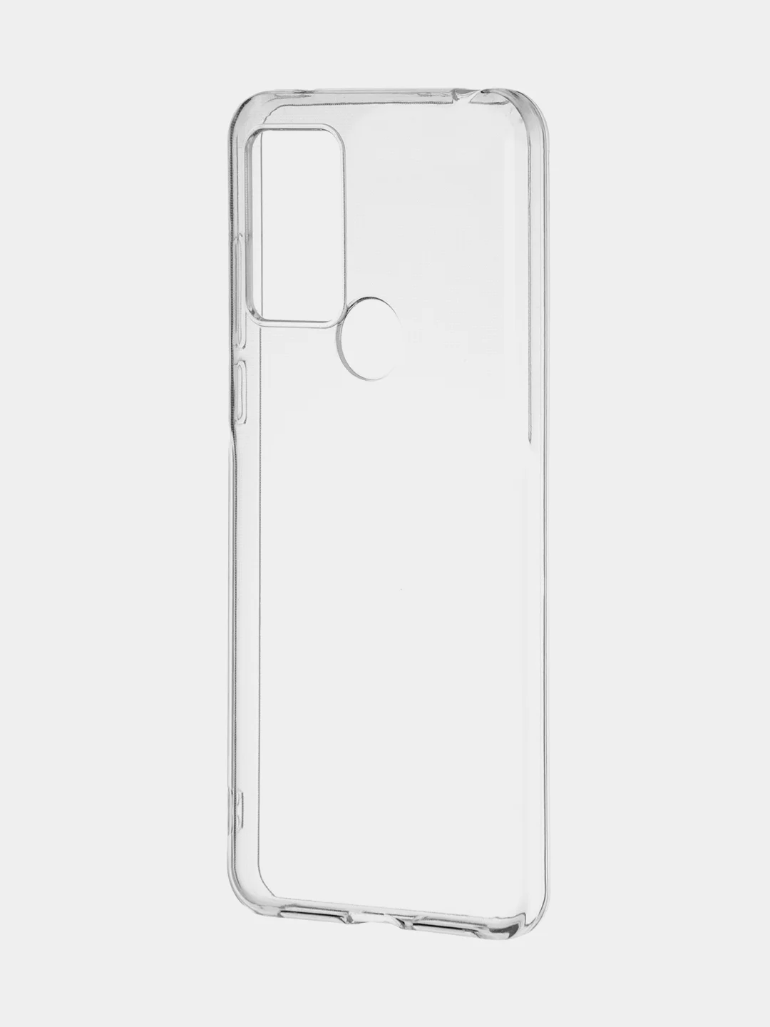 Прозрачный чехол для TCL 30E/TCL 30 SE/TCL 305, 30/30 5G/30+ силиконовый BROSCORP с защитой камер