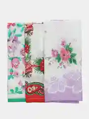 Лавандовый женский носовой платок из хлопка