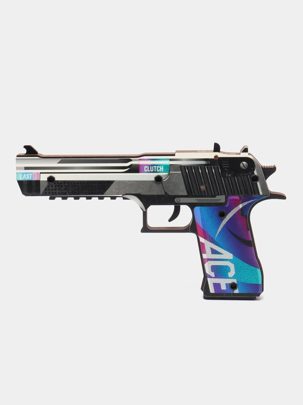 Деревянный пистолет-резинкострел Desert Eagle Ace (Дигл Айс)