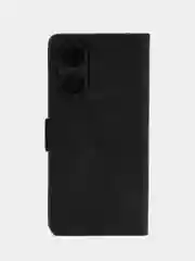 Черный чехол-книжка на Oppo A18/Oppo A38 4G ( Оппо А18/Оппо А38 4G) с боковым магнитом